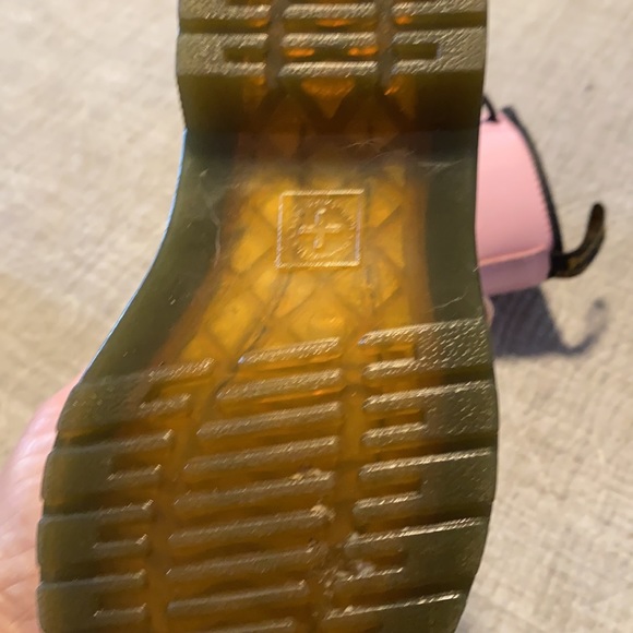 Doc Martin girls boots. 2 pair. One pink and one black. Almost new. - Picture 5 of 5